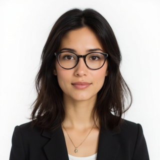 Professional business headshot of woman in blue blazer